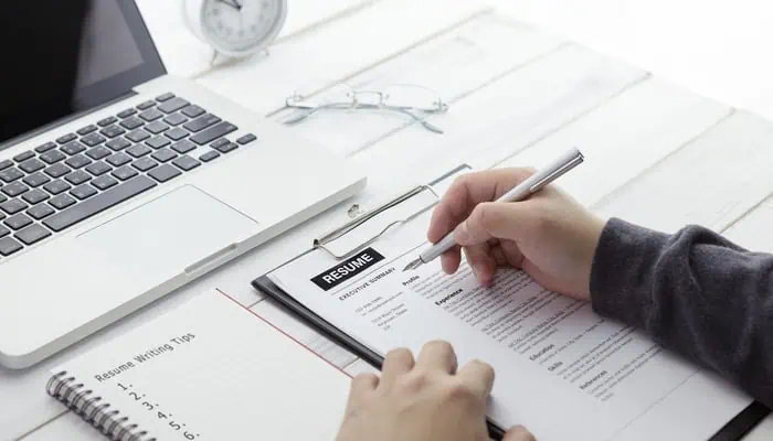 Professional resume writing process for IT career advancement at MyComputerCareer.