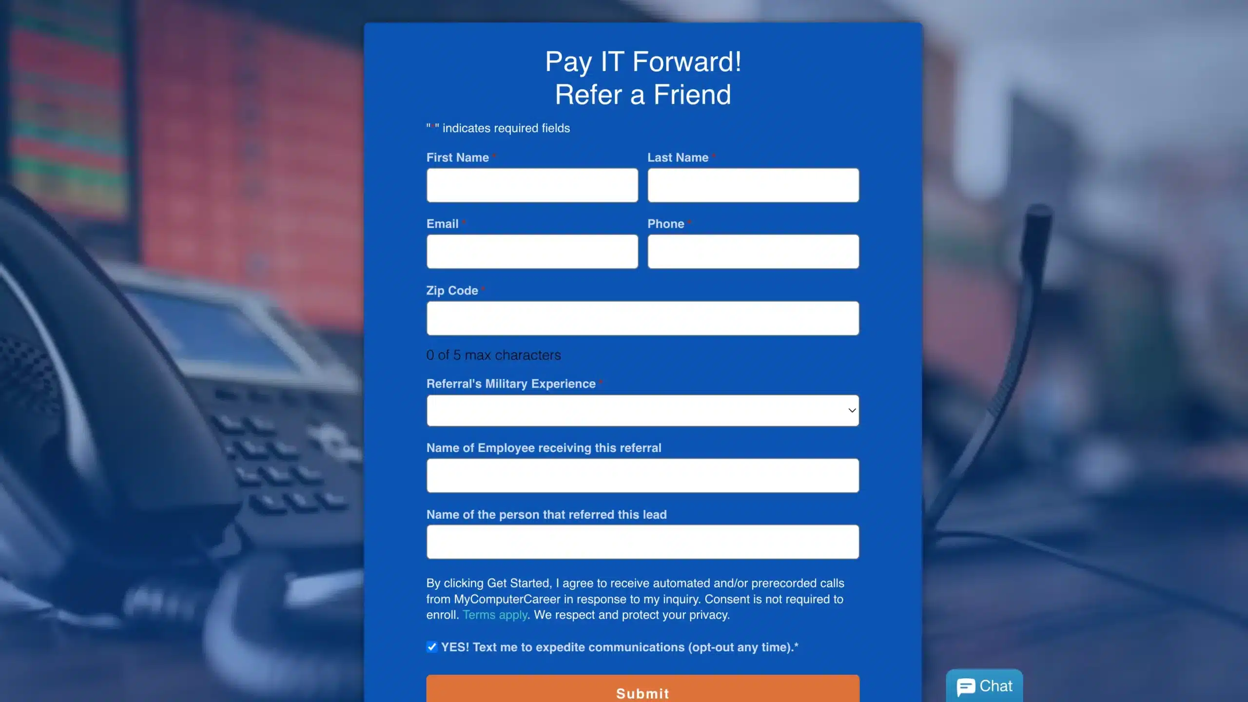 Pay IT Forward with MyComputerCareer Referral