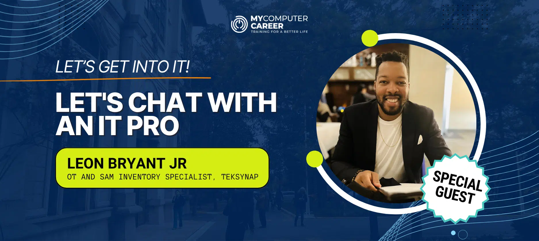 IT career chat with special guest professional