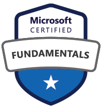 Microsoft Certified Fundamentals badge logo